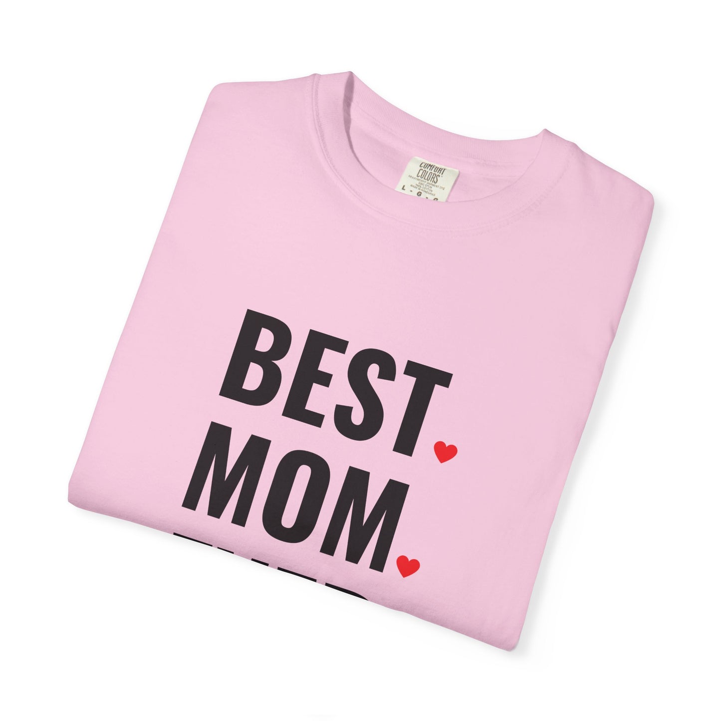 Best Mom Ever Hearts Oversized T-shirt