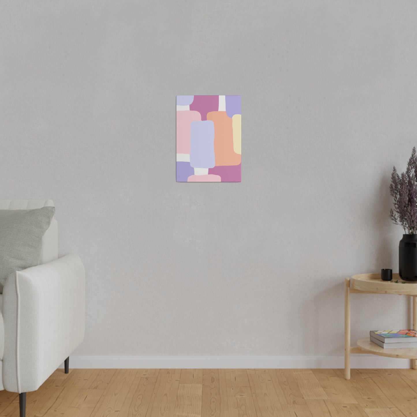 Technicolor Beat Matte Canvas, Stretched