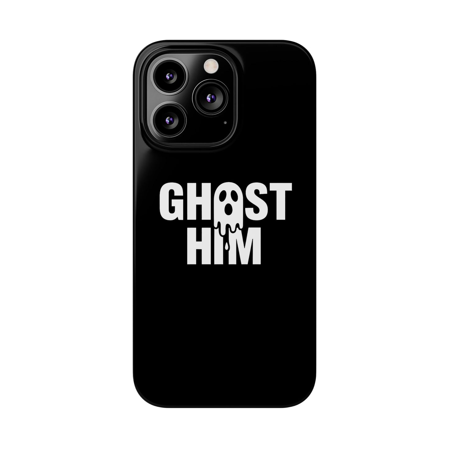Ghost Him Slim iPhone Case