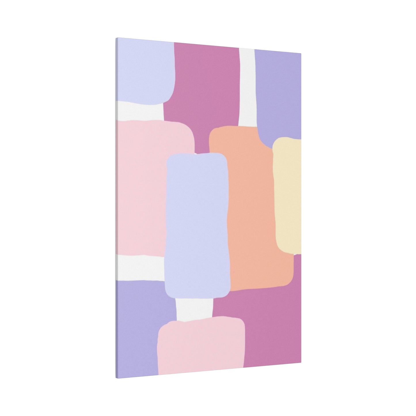 Technicolor Beat Matte Canvas, Stretched