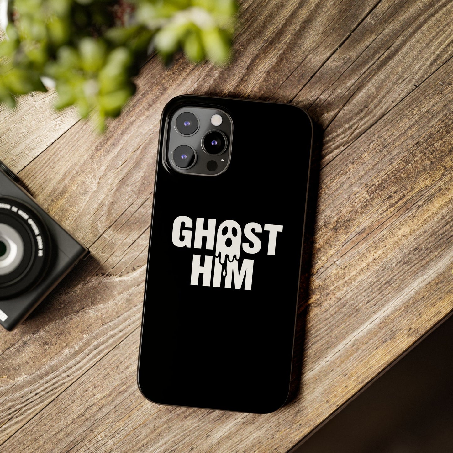 Ghost Him Slim iPhone Case