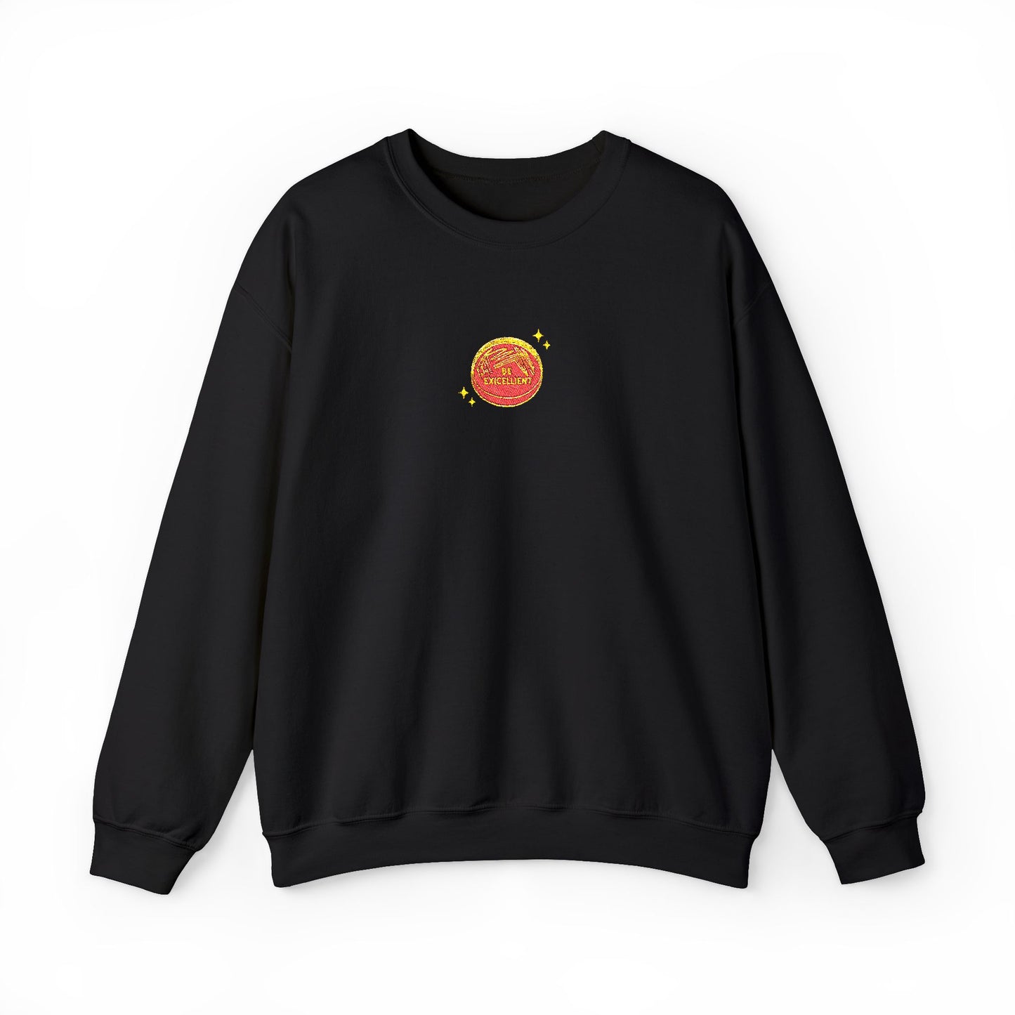 Be Excellent Embroidered Crewneck Sweatshirt