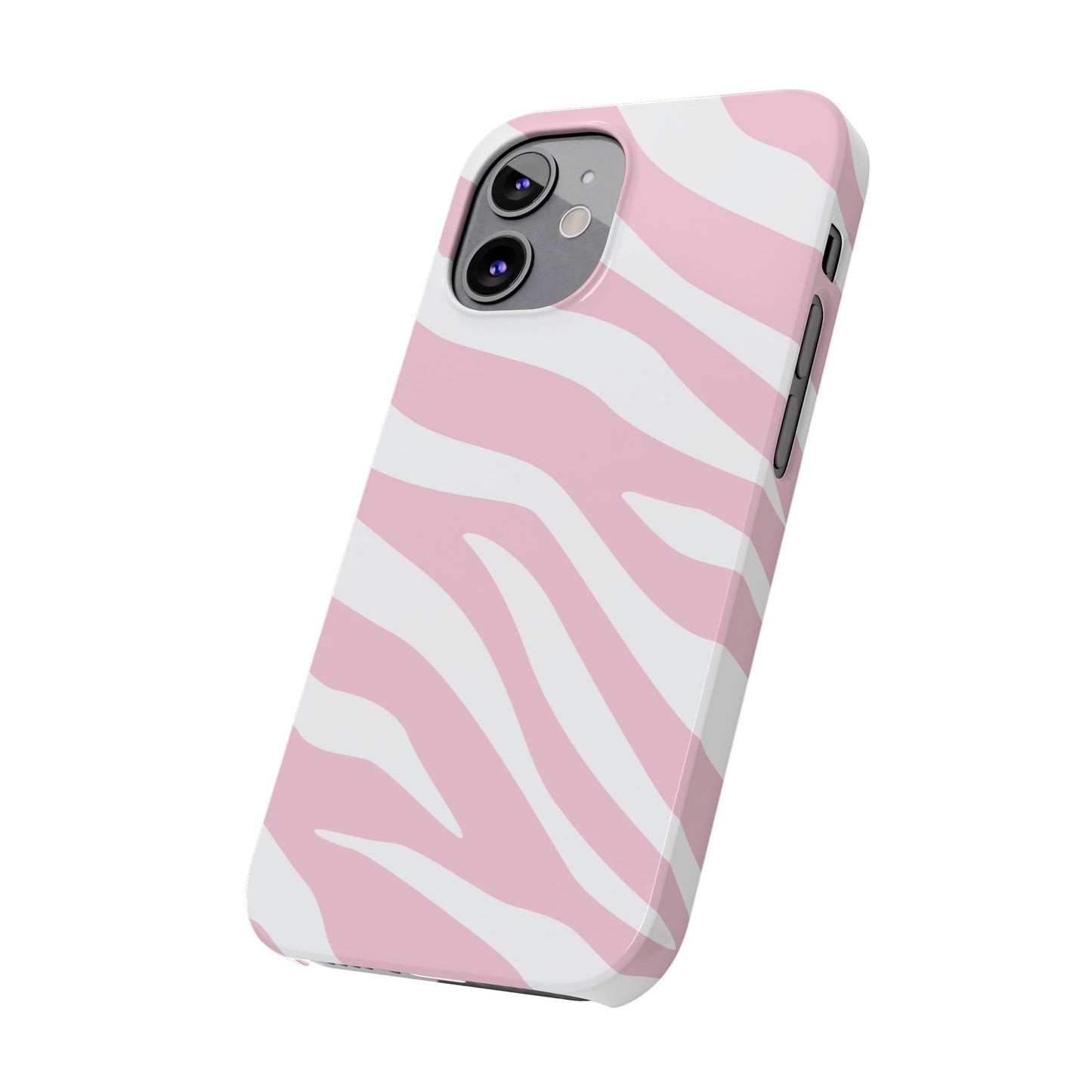 Pink Zebra Slim iPhone Case