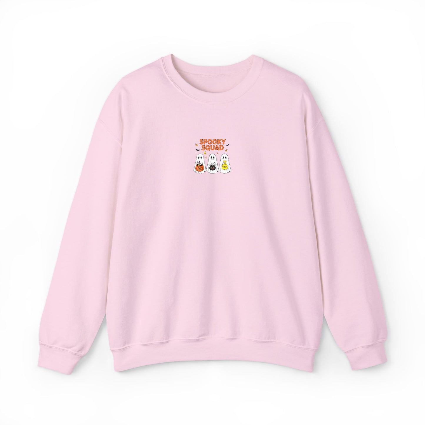 Spooky Squad Trick or Treat Embroidered Crewneck Sweatshirt
