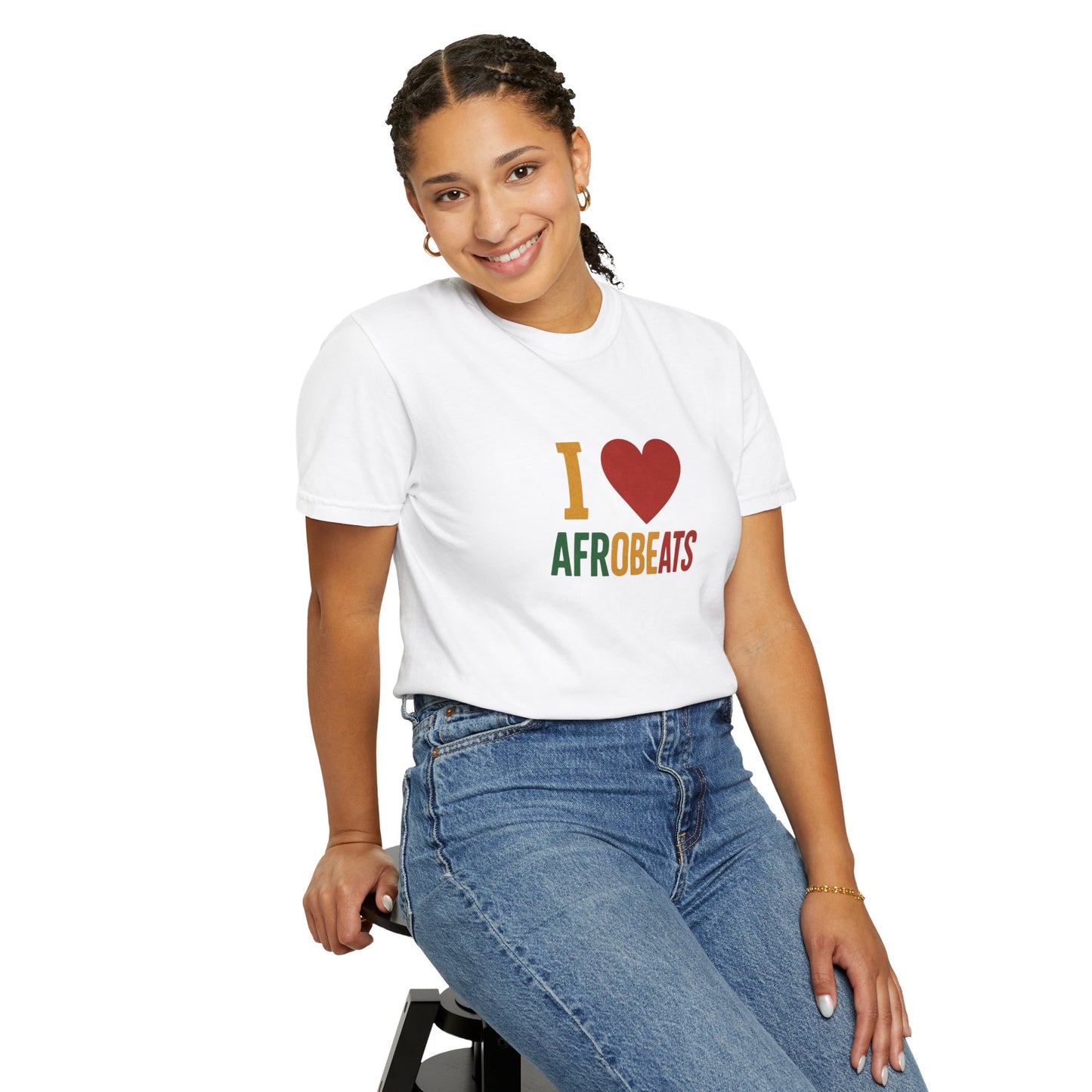I Love Afrobeats Oversized T-shirt