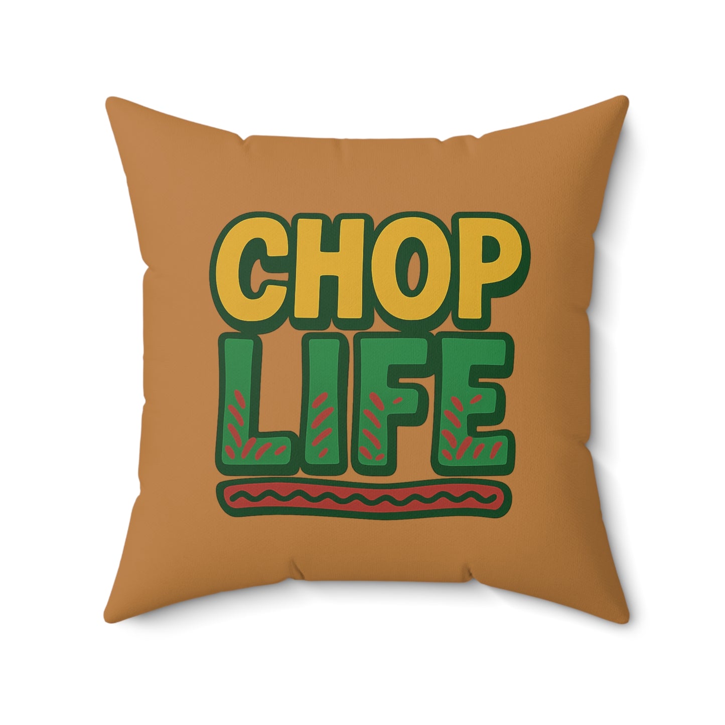 Chop Life Festive Spun Polyester Pillow