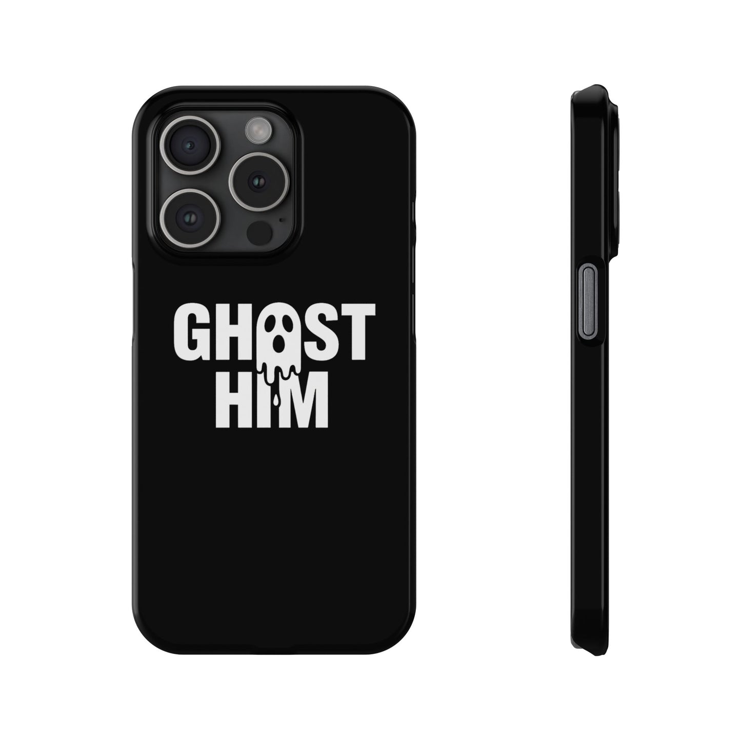 Ghost Him Slim iPhone Case