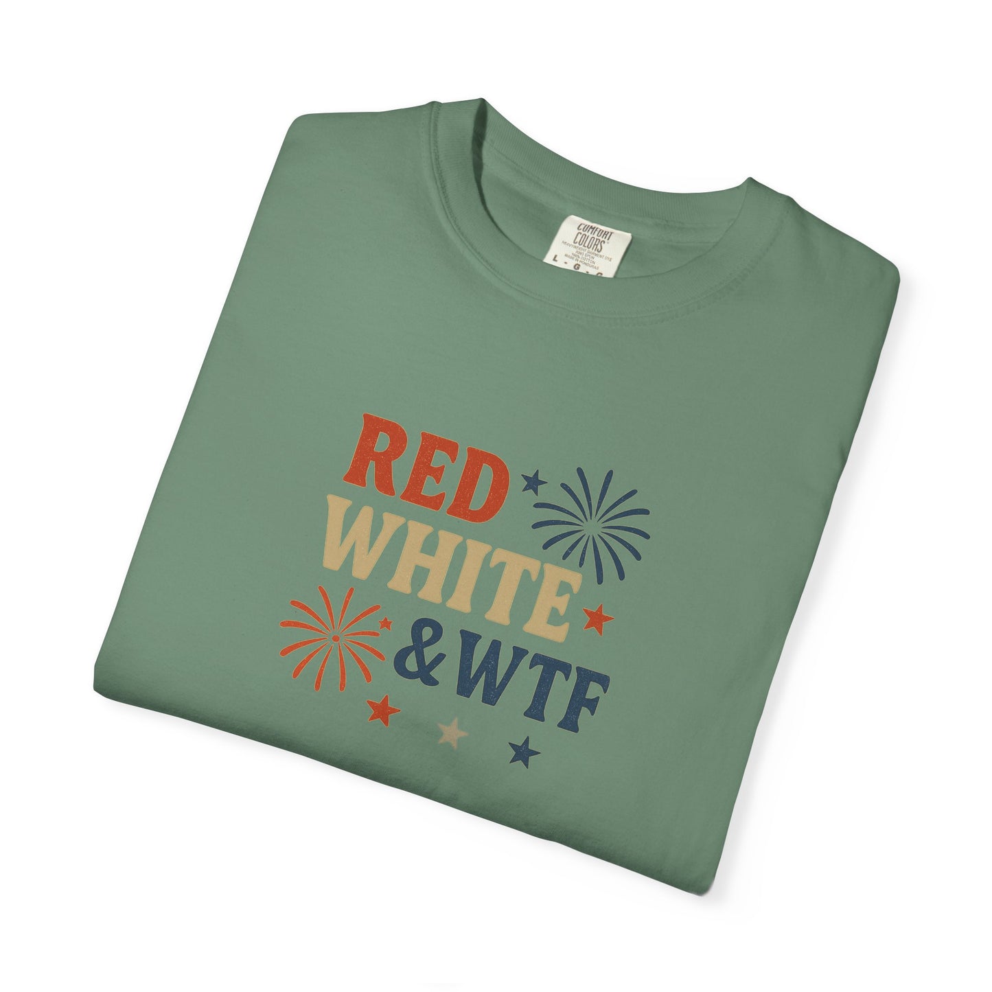 Red White and WTF Oversized T-shirt