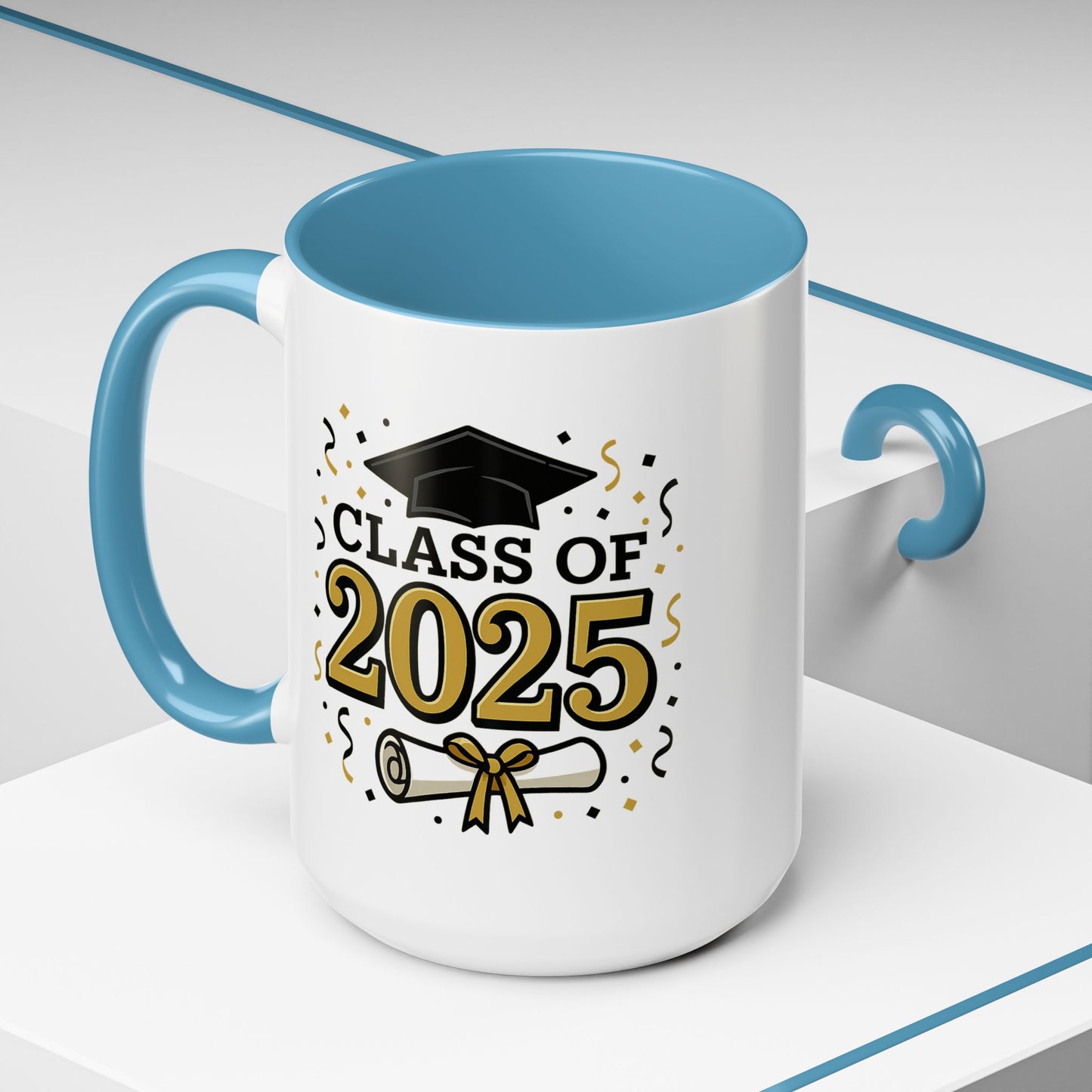 Class of 2025 Accent Coffee Mug