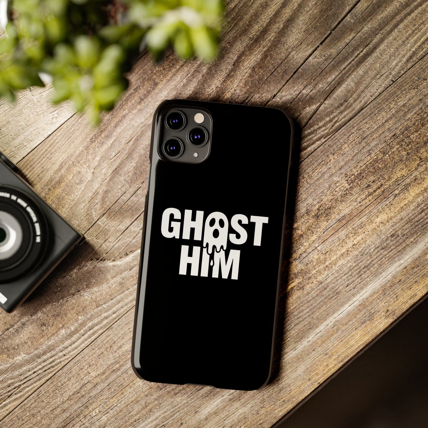 Ghost Him Slim iPhone Case