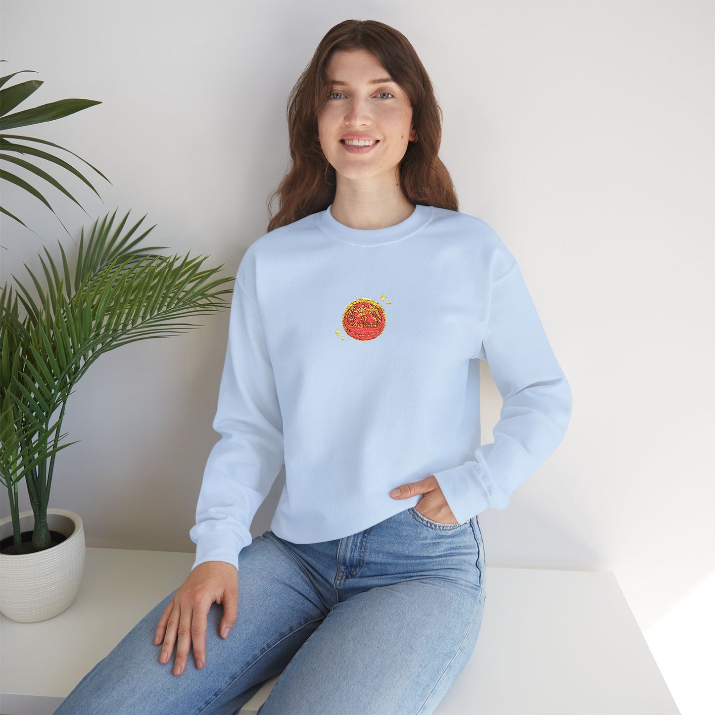 Be Excellent Embroidered Crewneck Sweatshirt