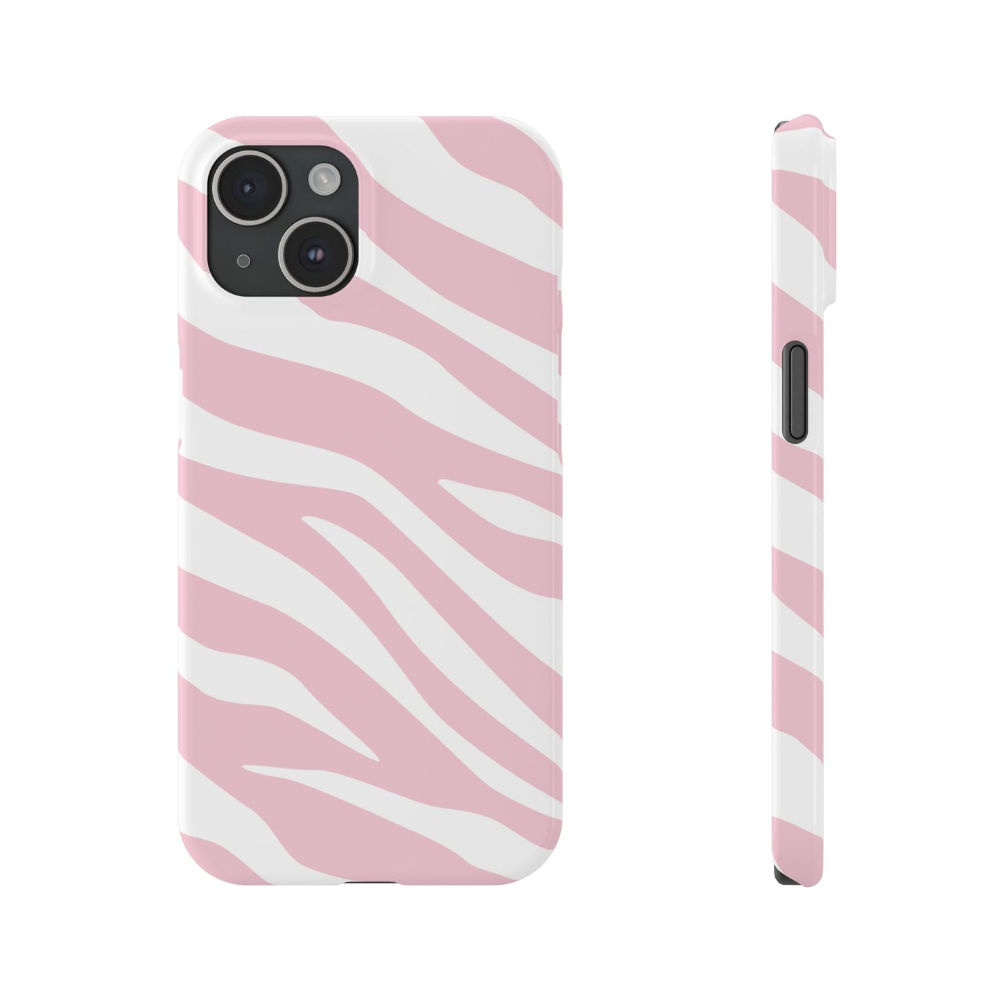 Pink Zebra Slim iPhone Case