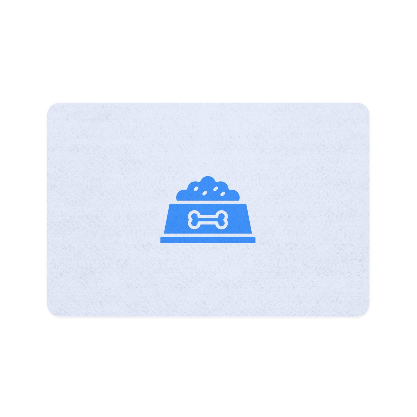 Blue Bowl Pet Food Mat