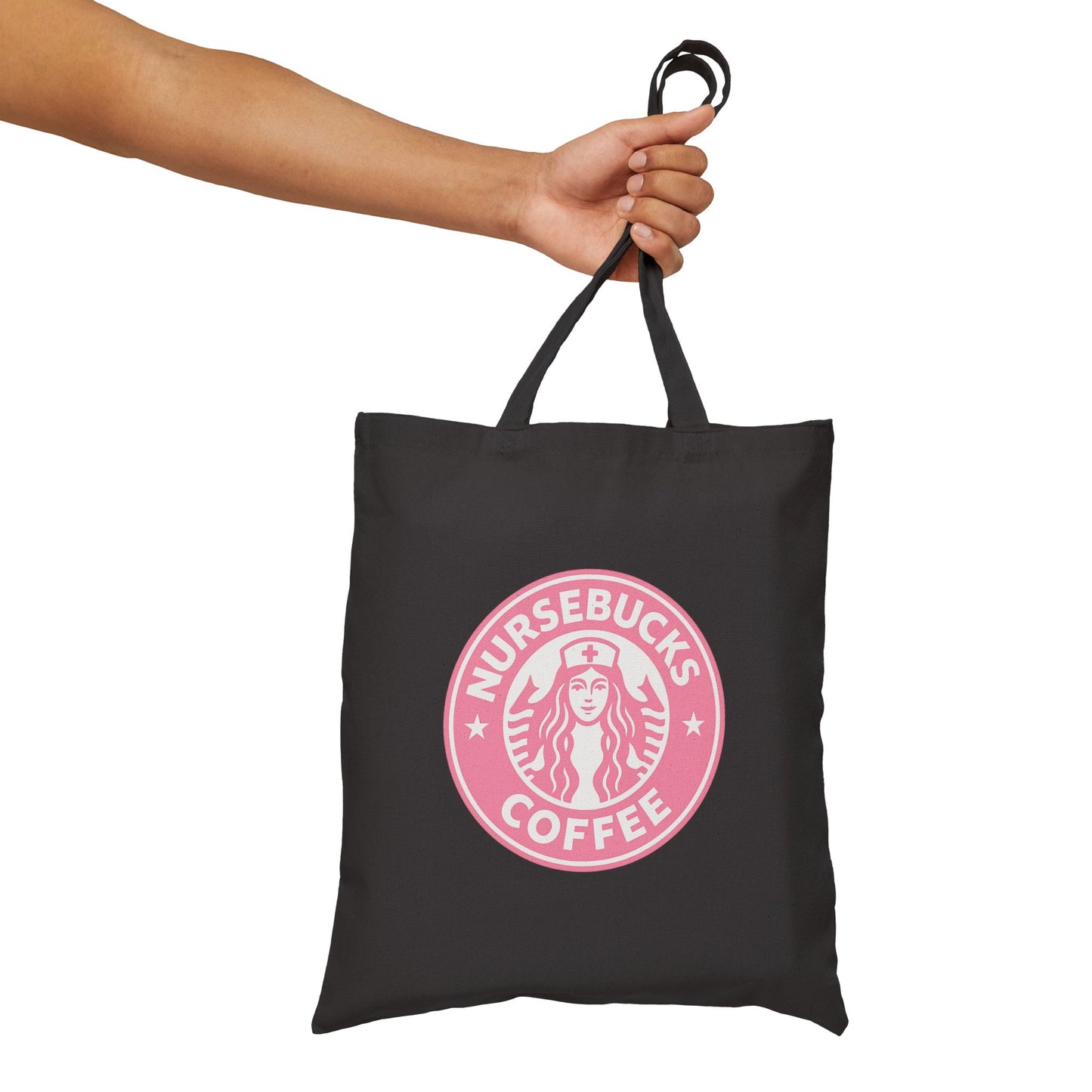 Nursebucks Coffee Cotton Canvas Tote Bag