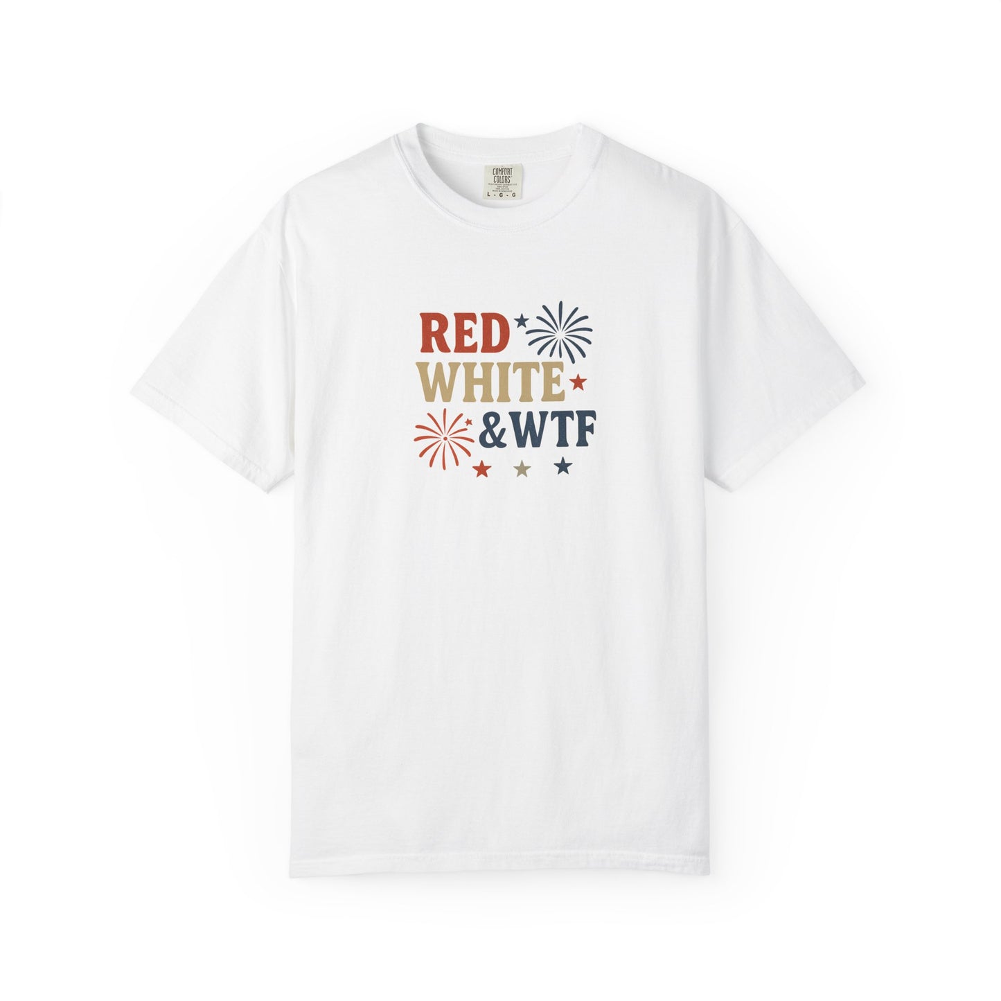 Red White and WTF Oversized T-shirt