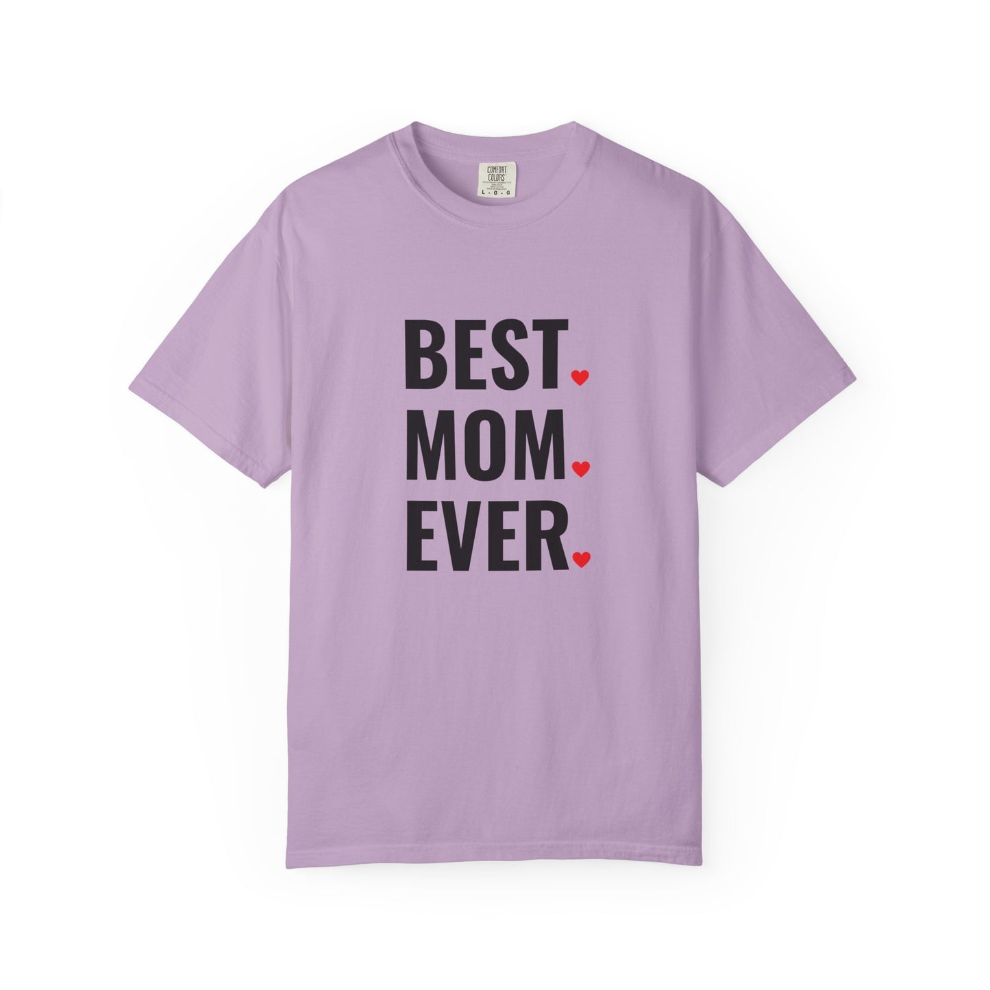 Best Mom Ever Hearts Oversized T-shirt