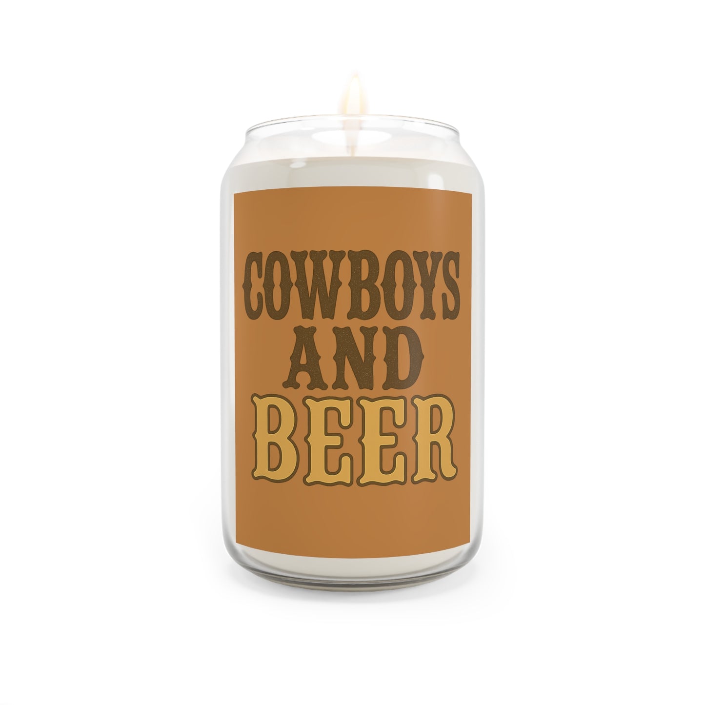Cowboys and Beer Scented Candle (13.75 oz)
