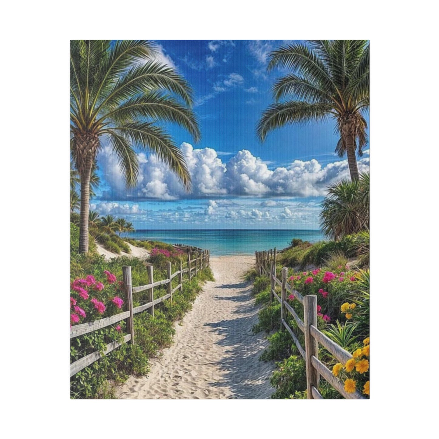 Paradise Found Matte Canvas, Stretched