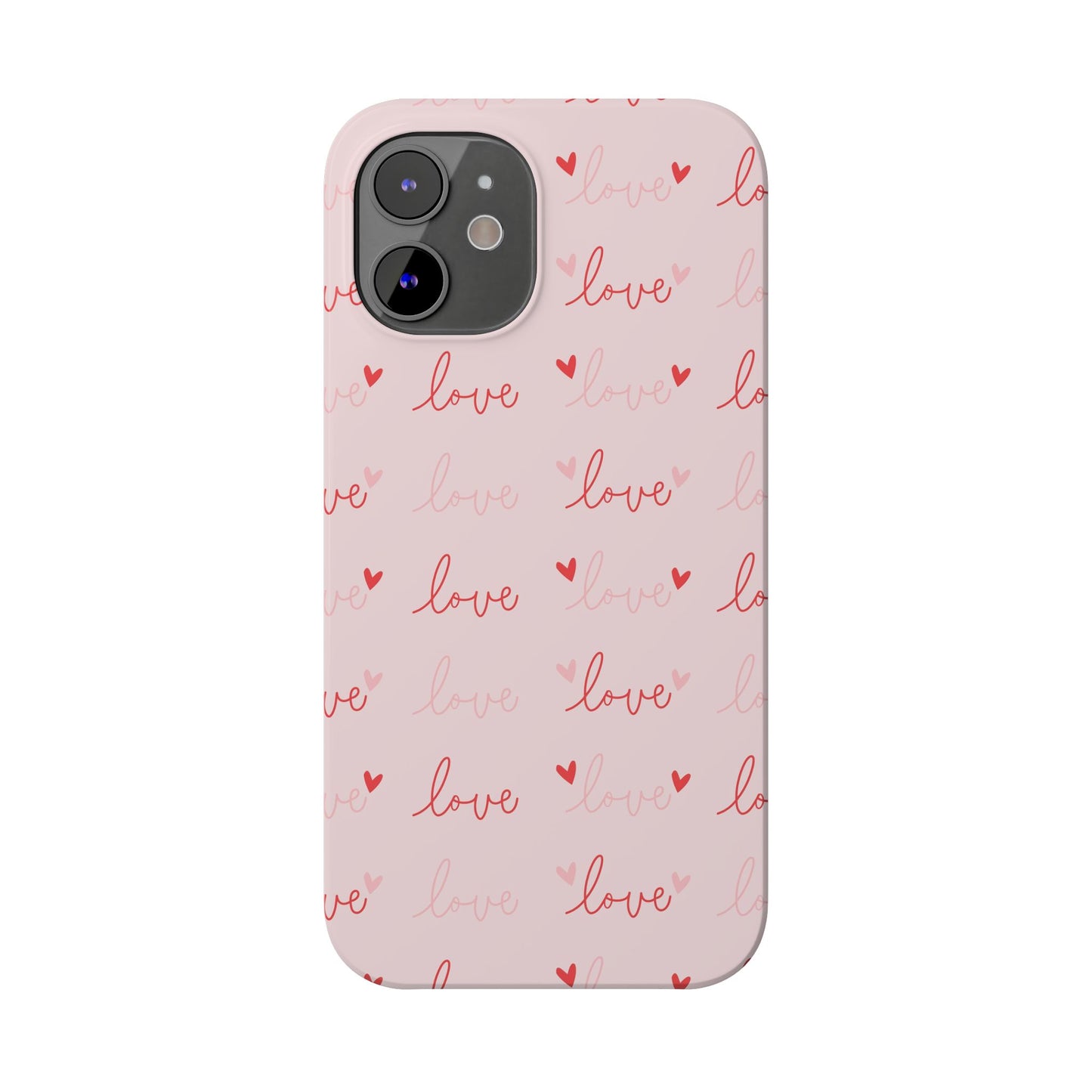 Love Silk Slim iPhone Case