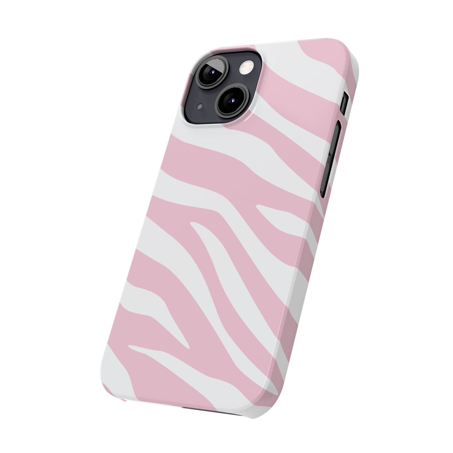 Pink Zebra Slim iPhone Case