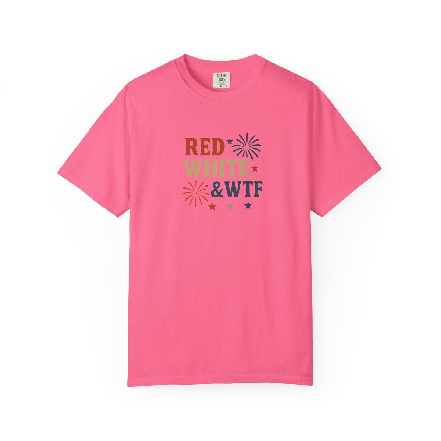 Red White and WTF Oversized T-shirt