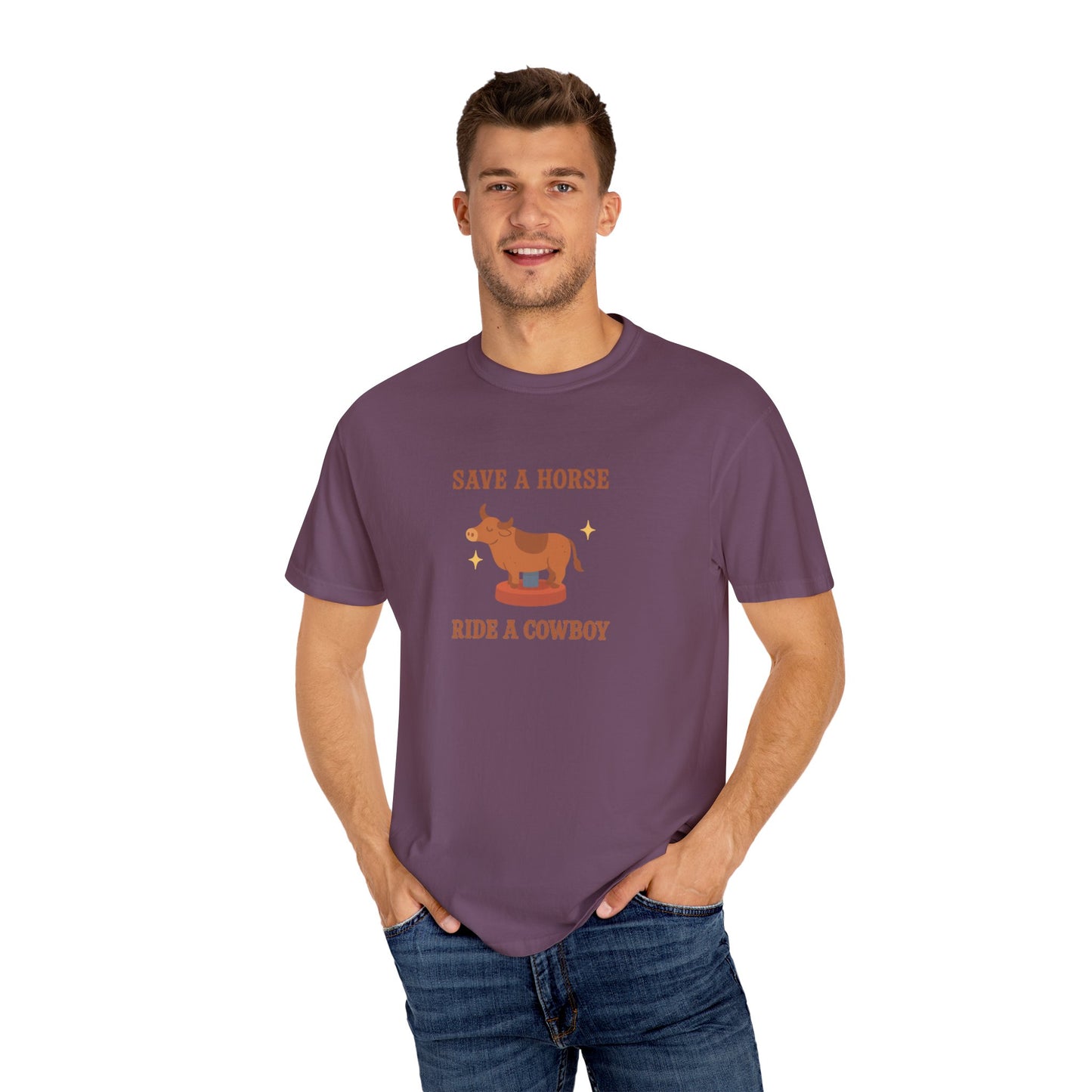 Save a Horse Ride a Cowboy Oversized T-shirt