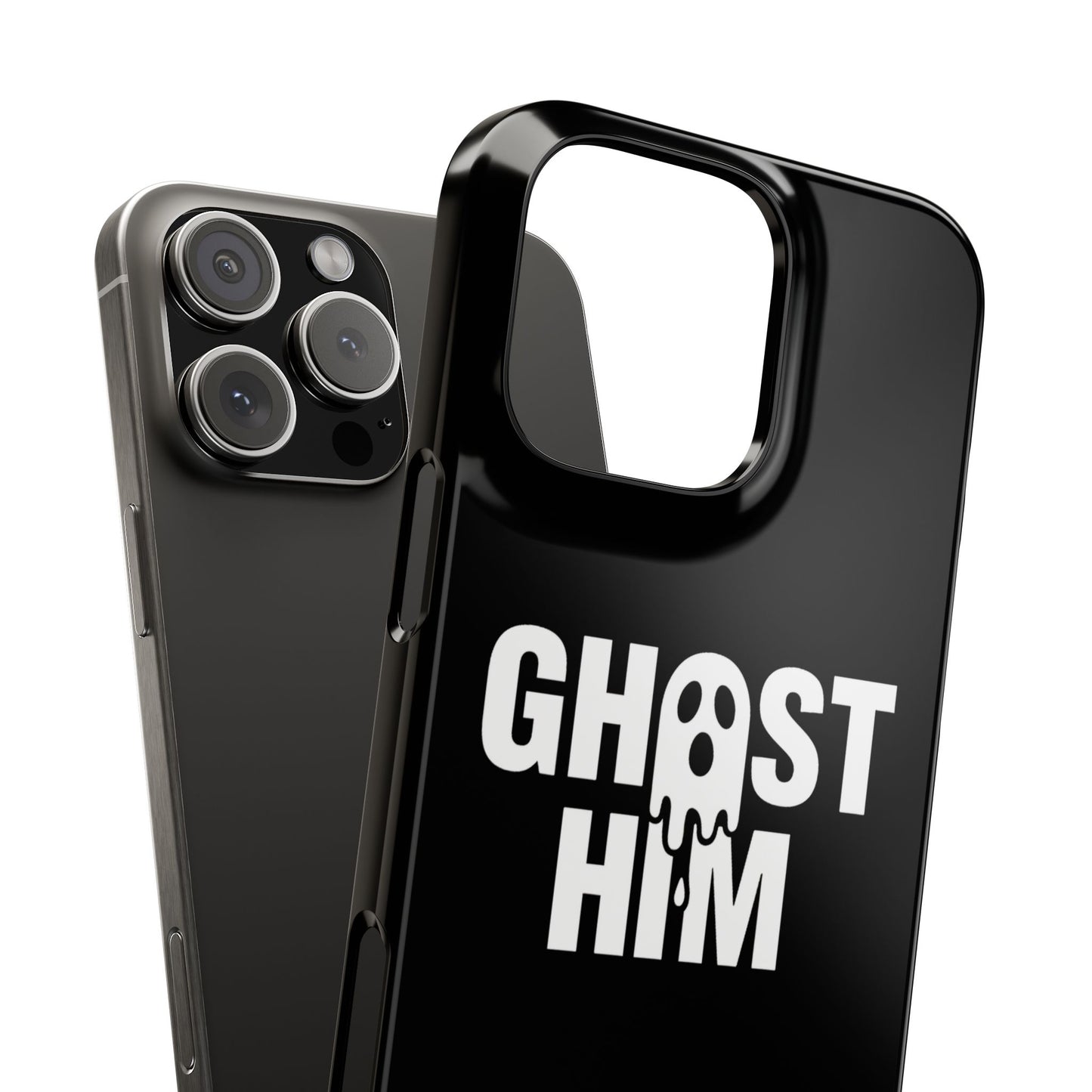 Ghost Him Slim iPhone Case