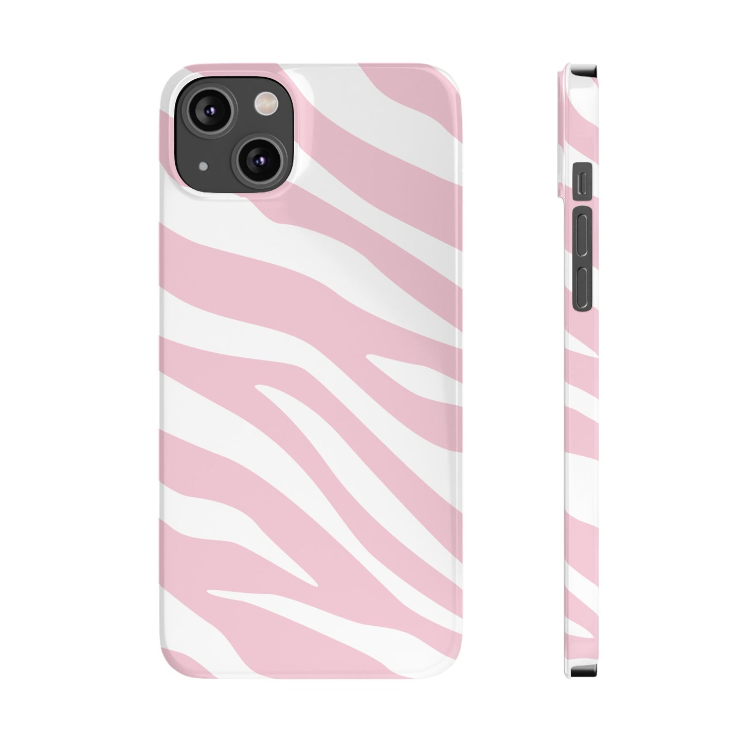 Pink Zebra Slim iPhone Case