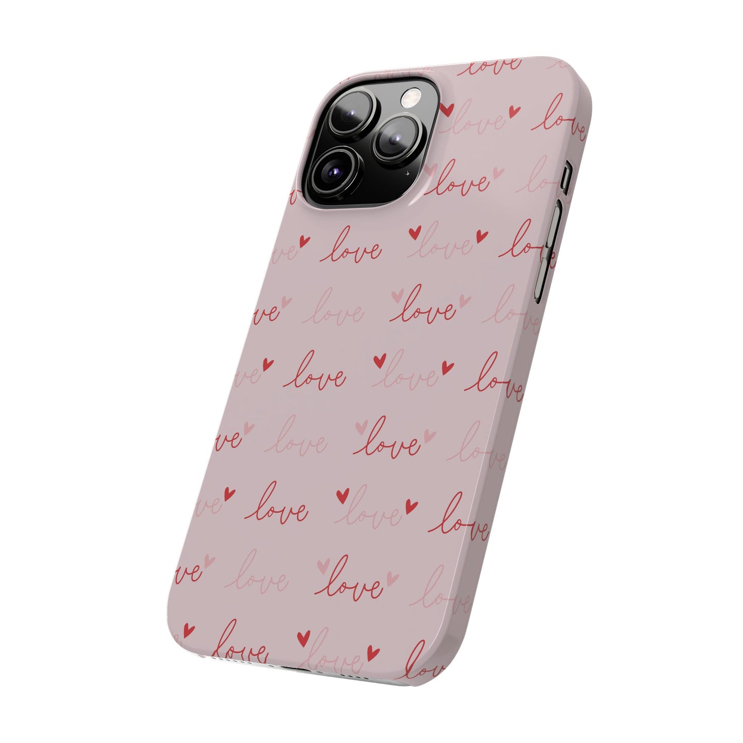 Love Silk Slim iPhone Case