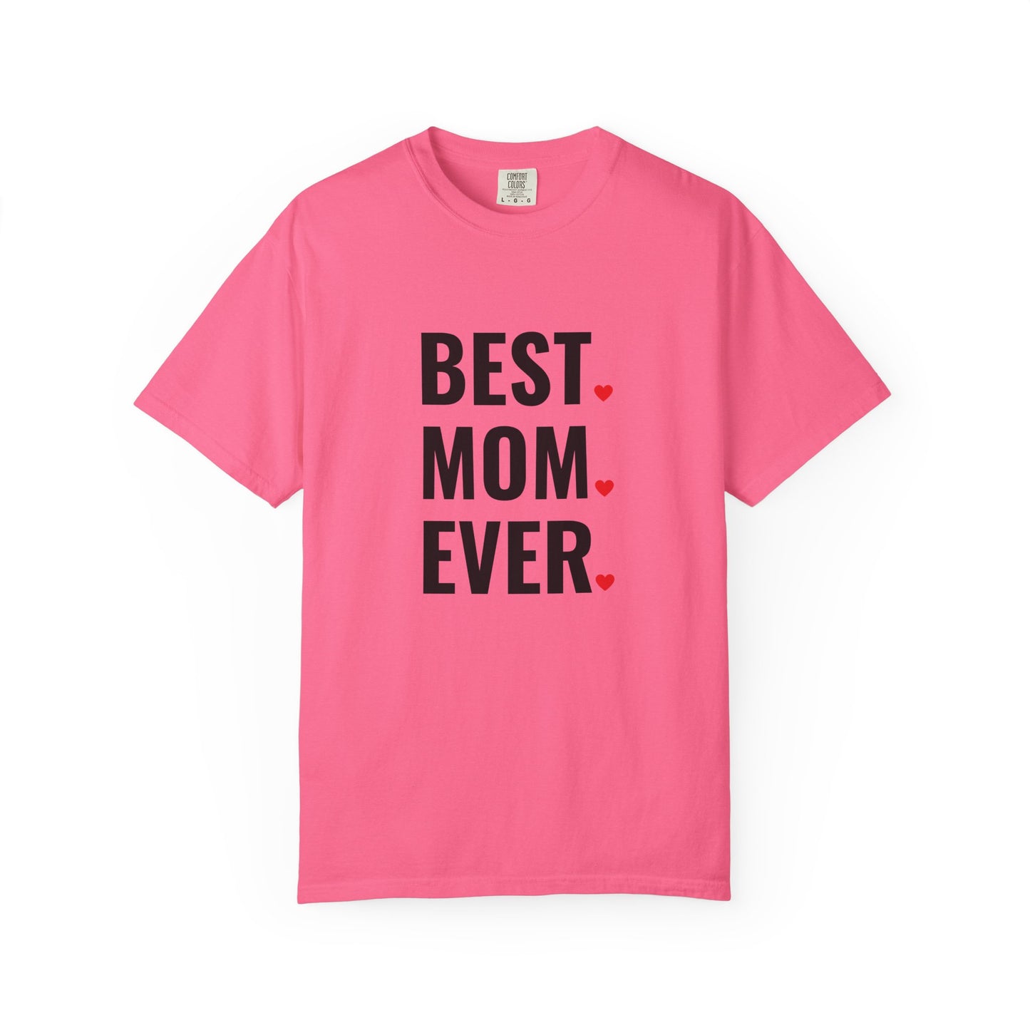 Best Mom Ever Hearts Oversized T-shirt