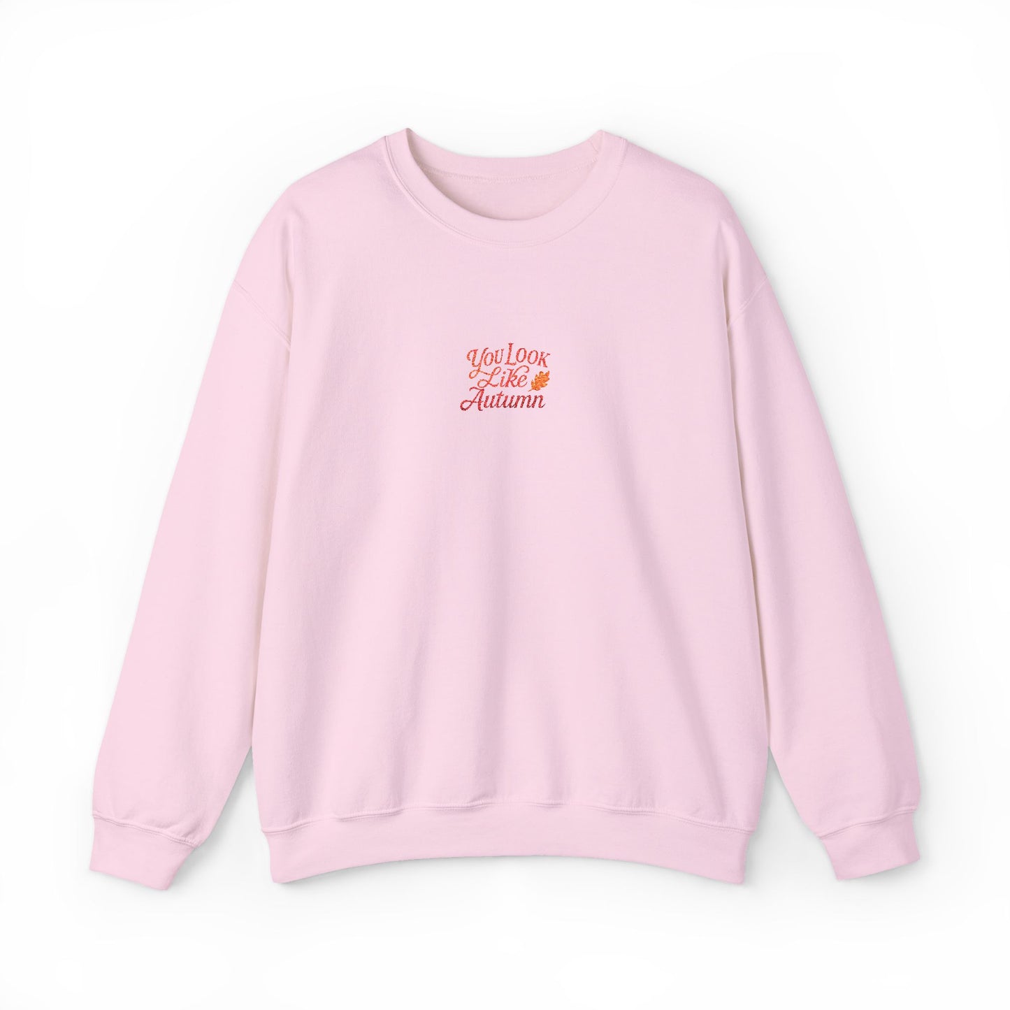 You Look Like Autumn Embroidered Crewneck Sweatshirt