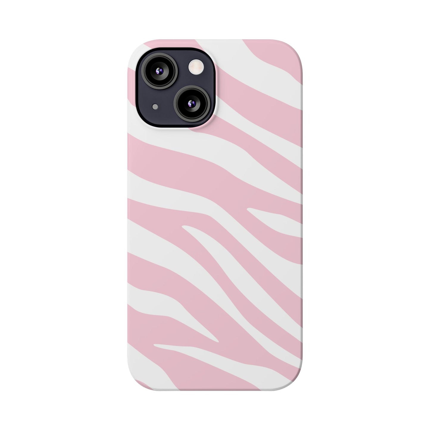 Pink Zebra Slim iPhone Case