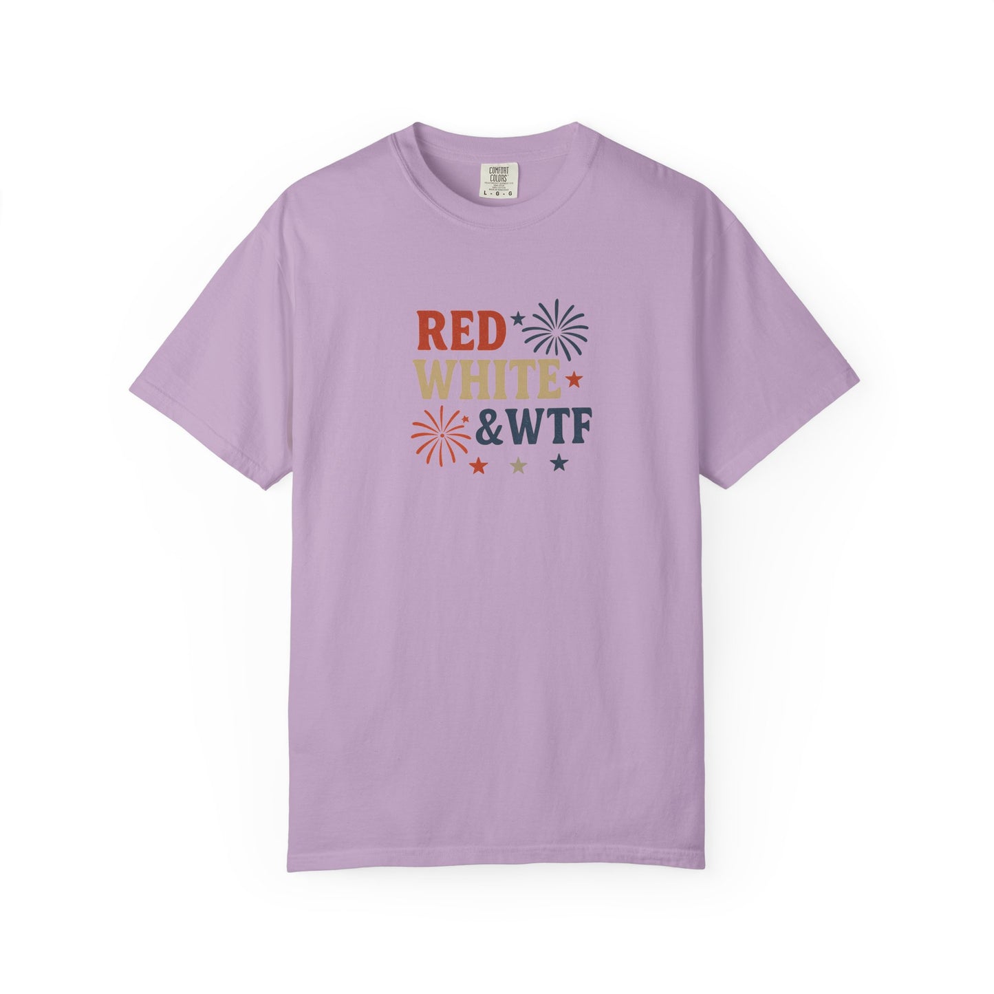 Red White and WTF Oversized T-shirt