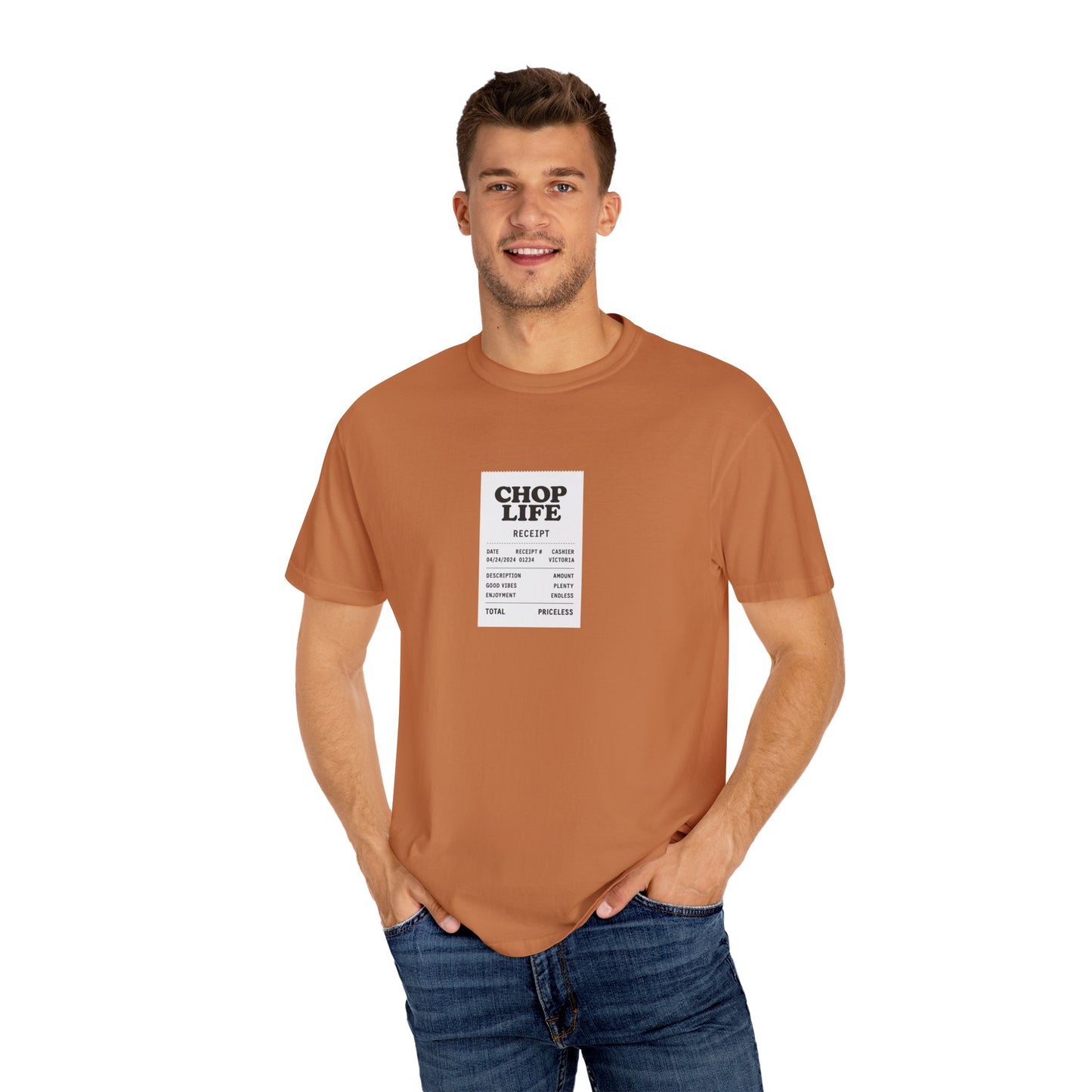 Chop Life Receipt Oversized T-shirt