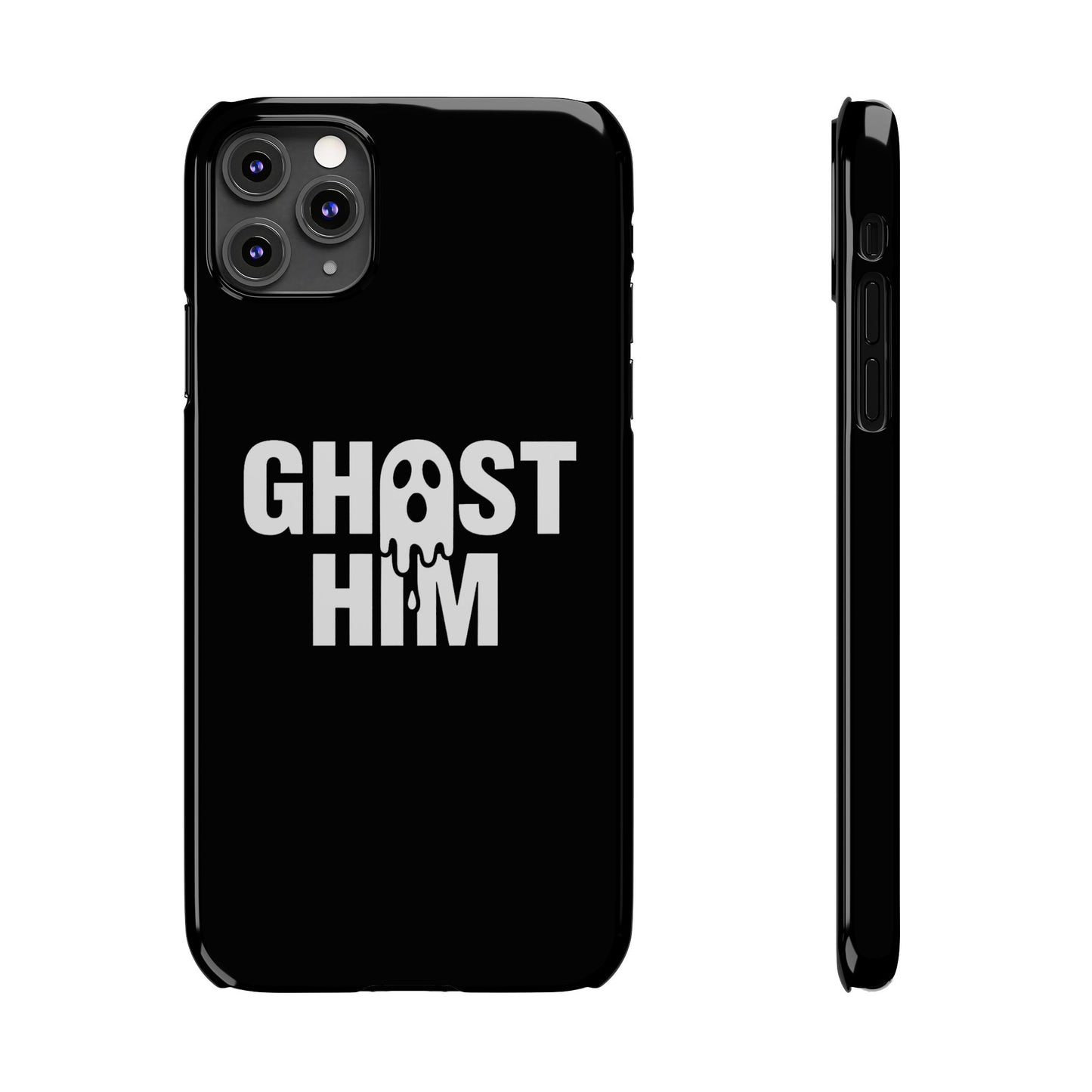 Ghost Him Slim iPhone Case