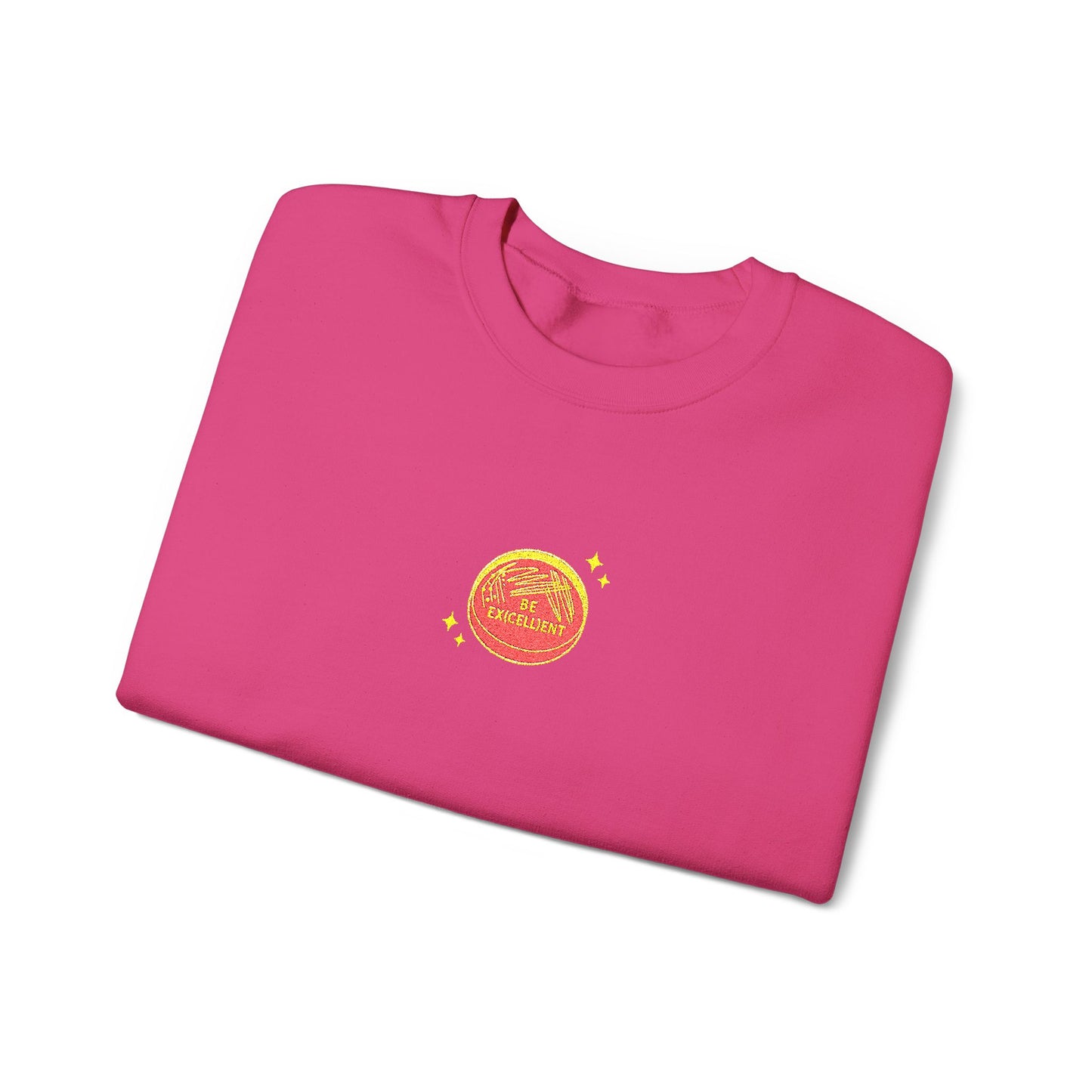 Be Excellent Embroidered Crewneck Sweatshirt