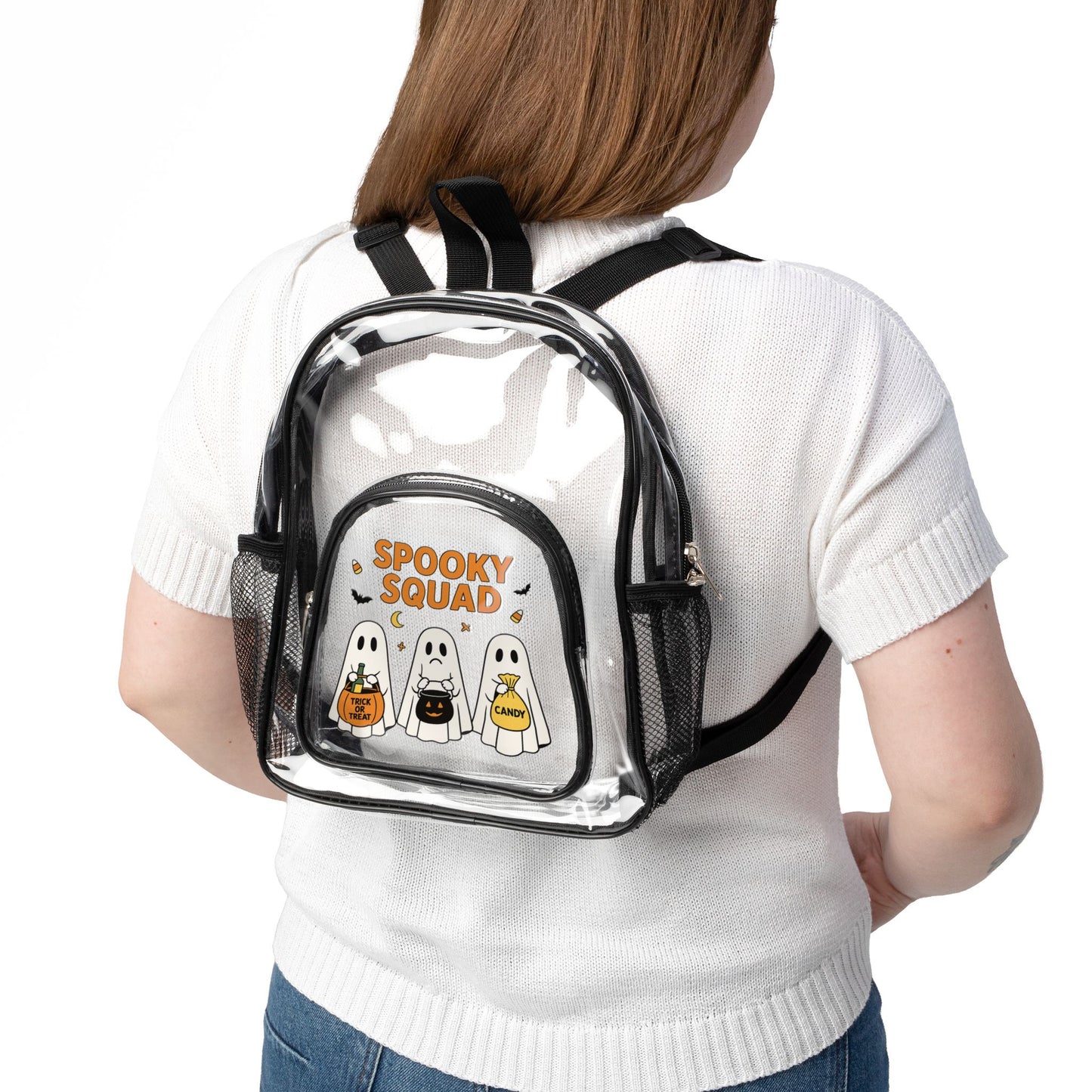 Clear Spooky Squad Trick or Treat Stadium Backpack