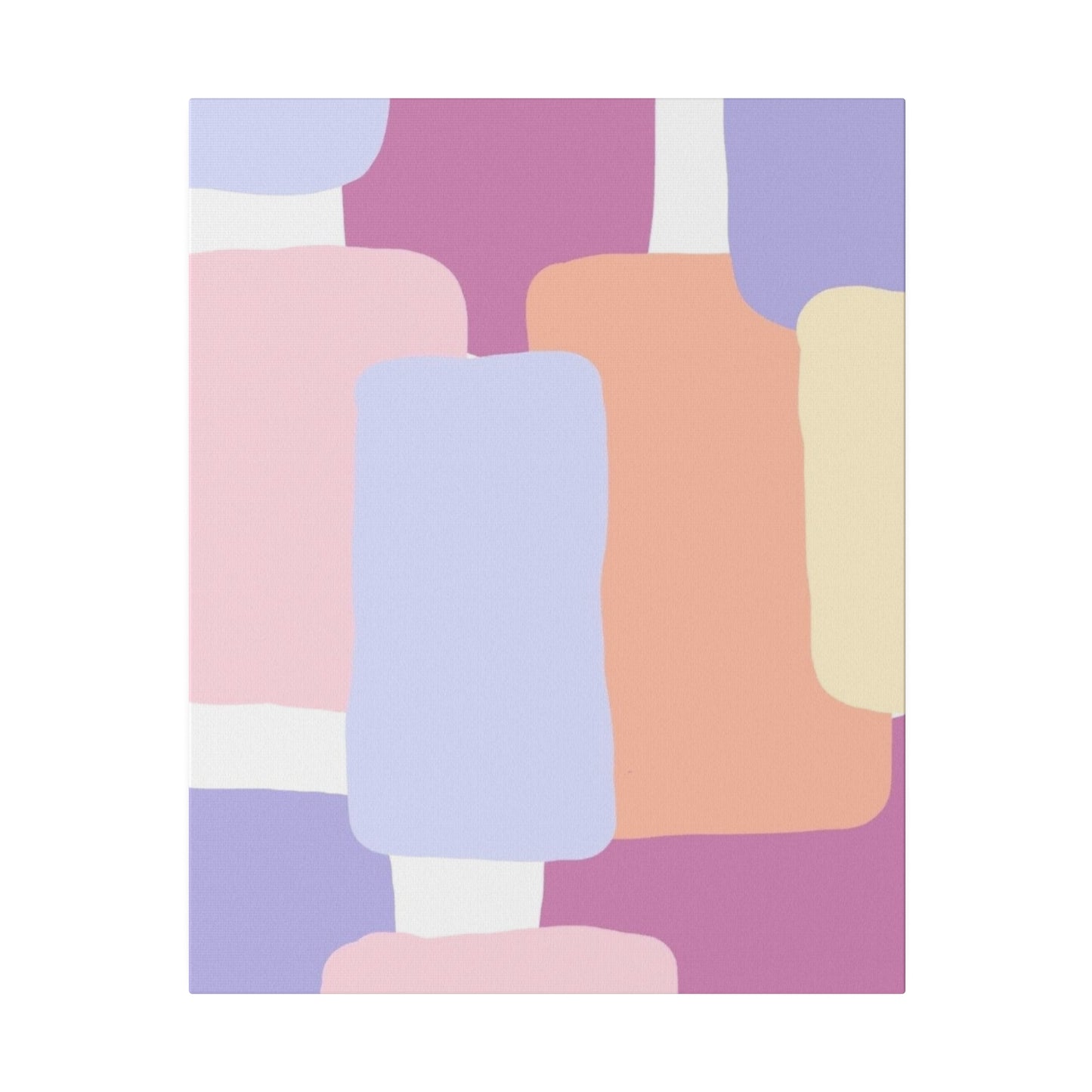 Technicolor Beat Matte Canvas, Stretched