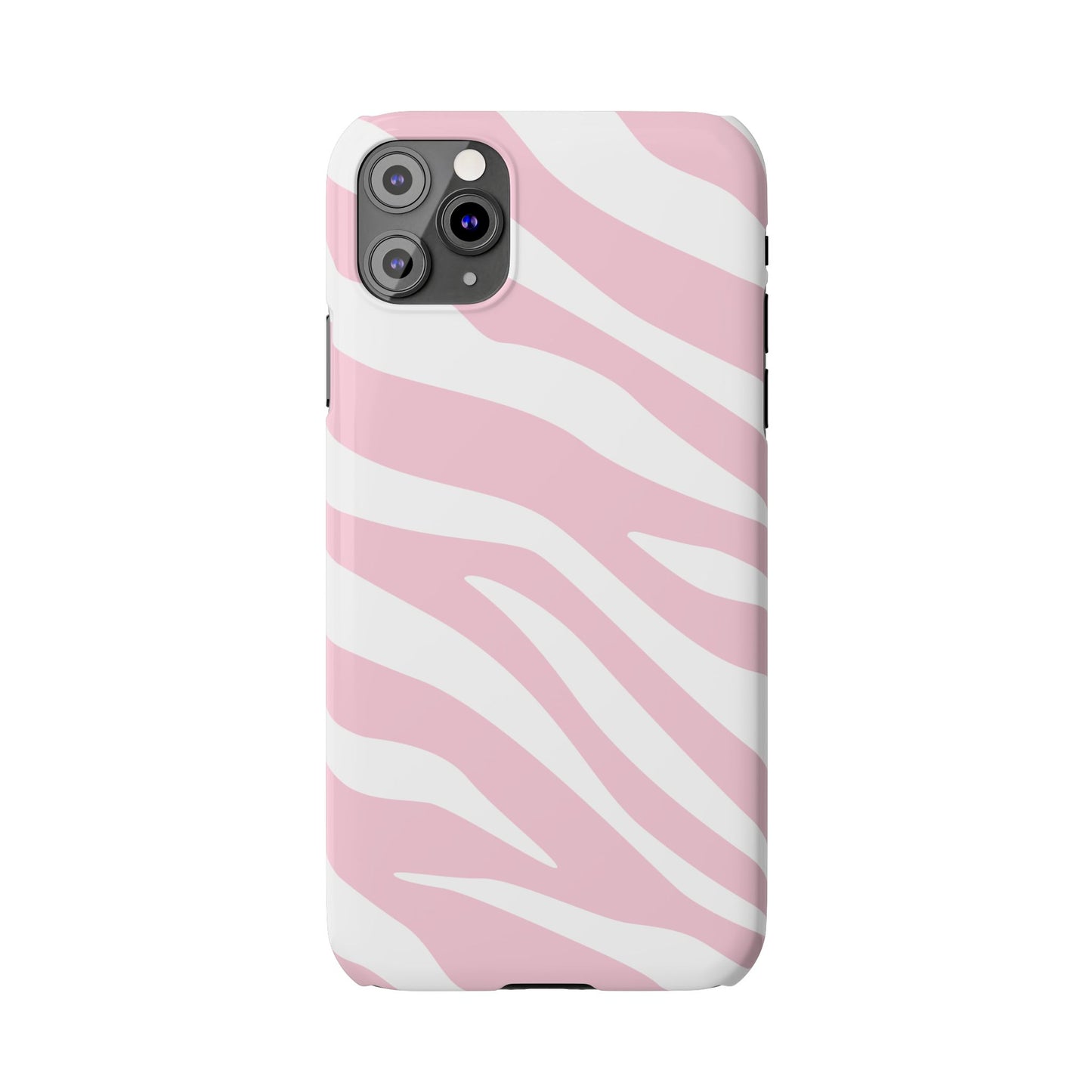 Pink Zebra Slim iPhone Case