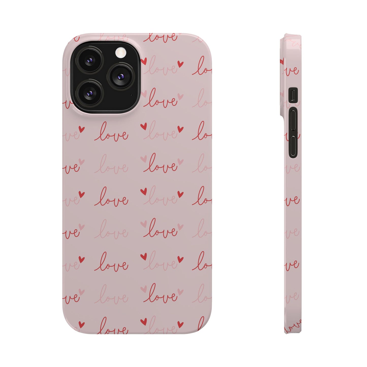 Love Silk Slim iPhone Case