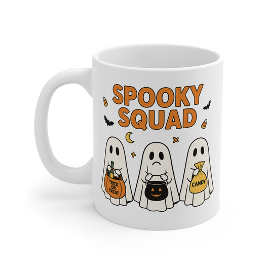 Spooky Squad Trick or Treat Ceramic Mug (11oz, 15oz, 20oz)