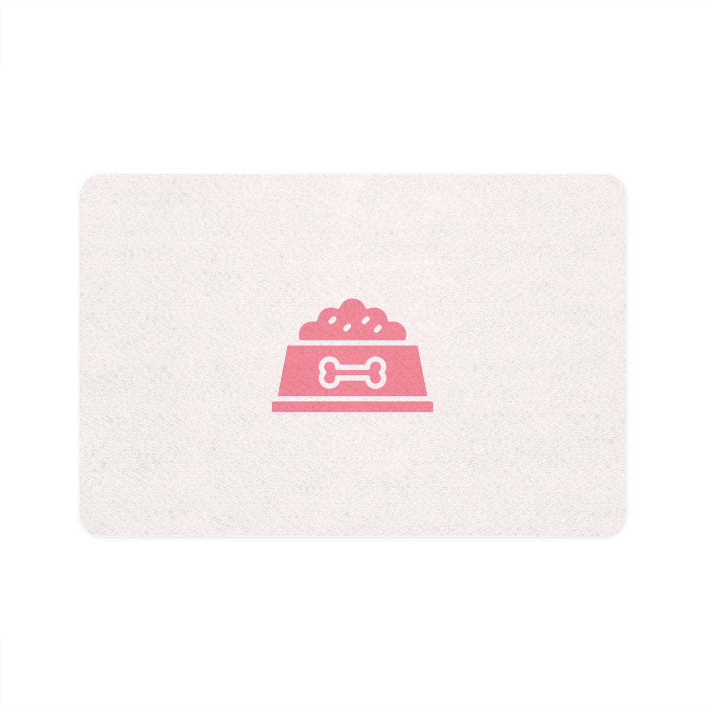 Pink Bowl Pet Food Mat