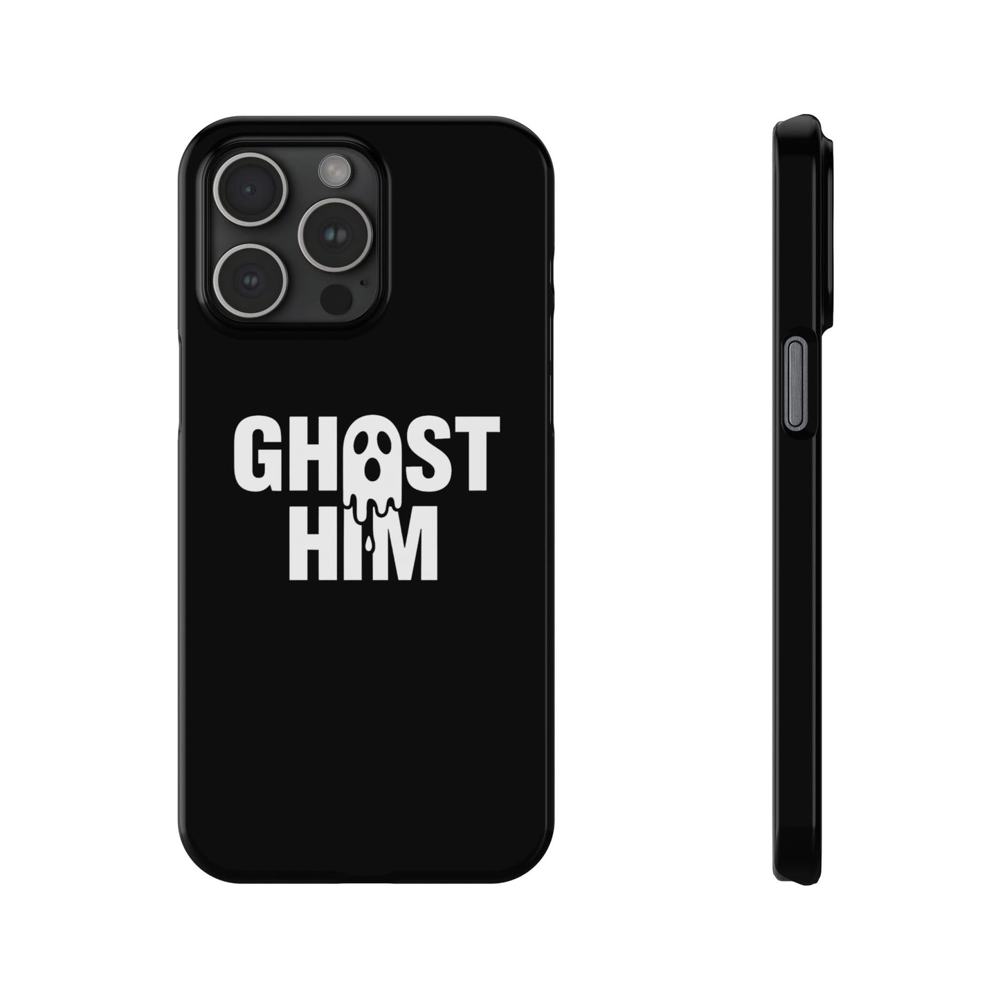 Ghost Him Slim iPhone Case