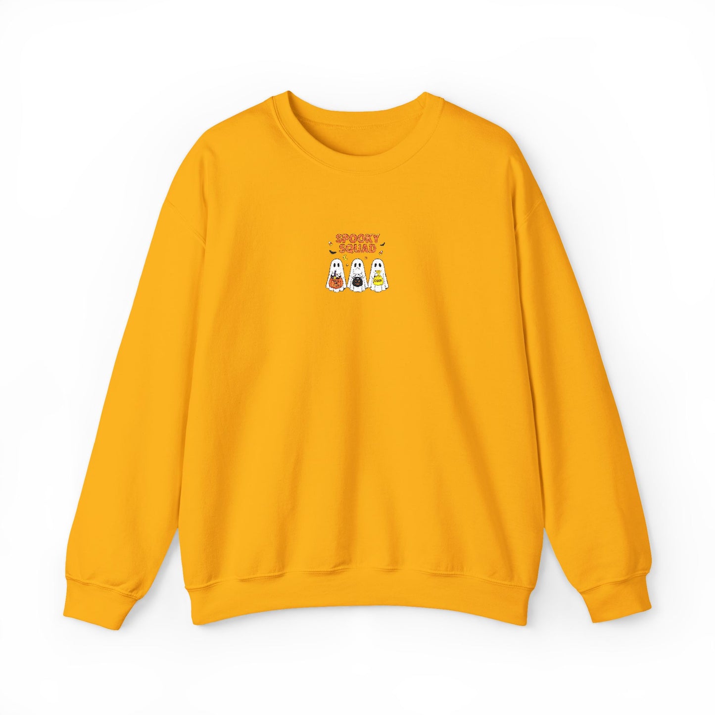Spooky Squad Trick or Treat Embroidered Crewneck Sweatshirt