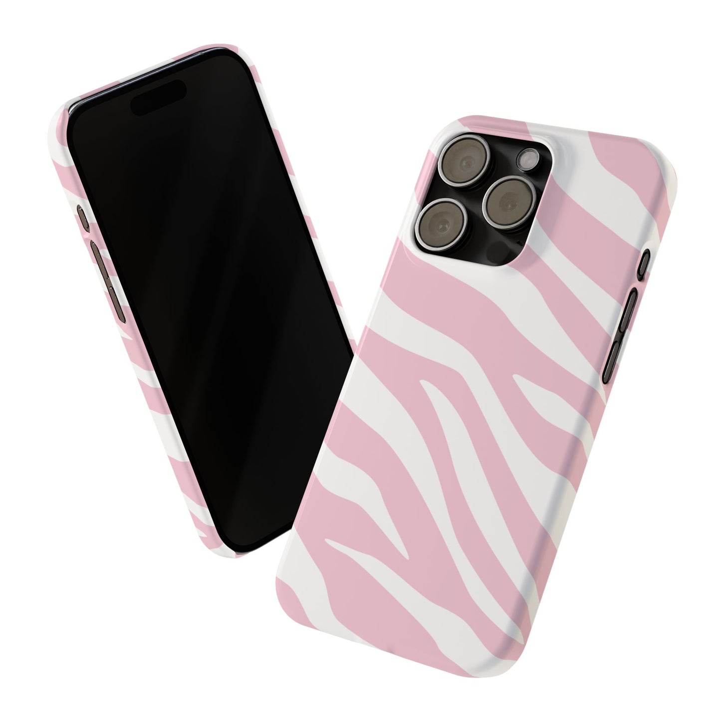 Pink Zebra Slim iPhone Case
