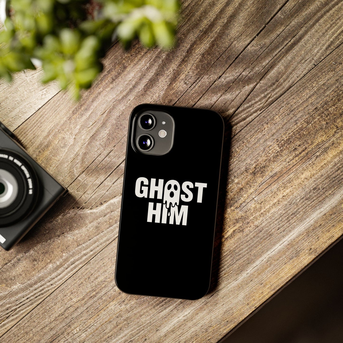Ghost Him Slim iPhone Case