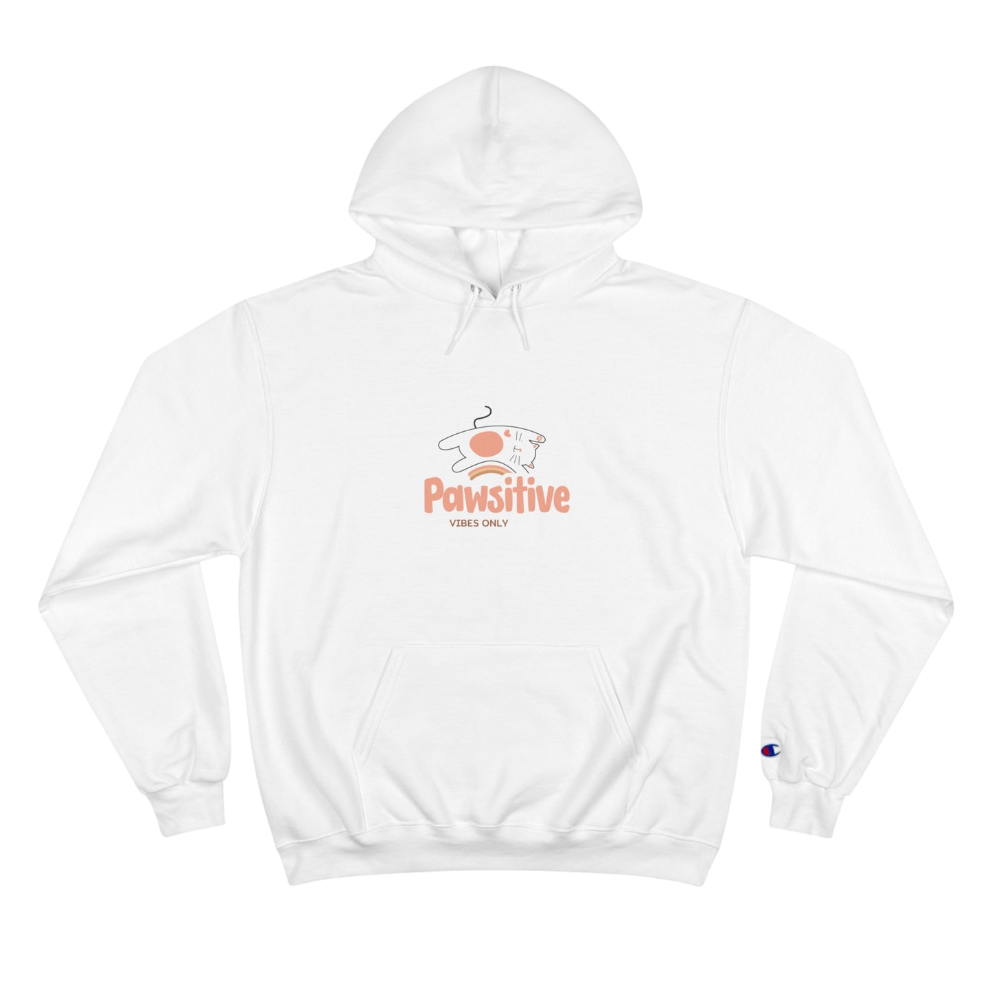 Pawsitive Vibes Only Champion Hoodie