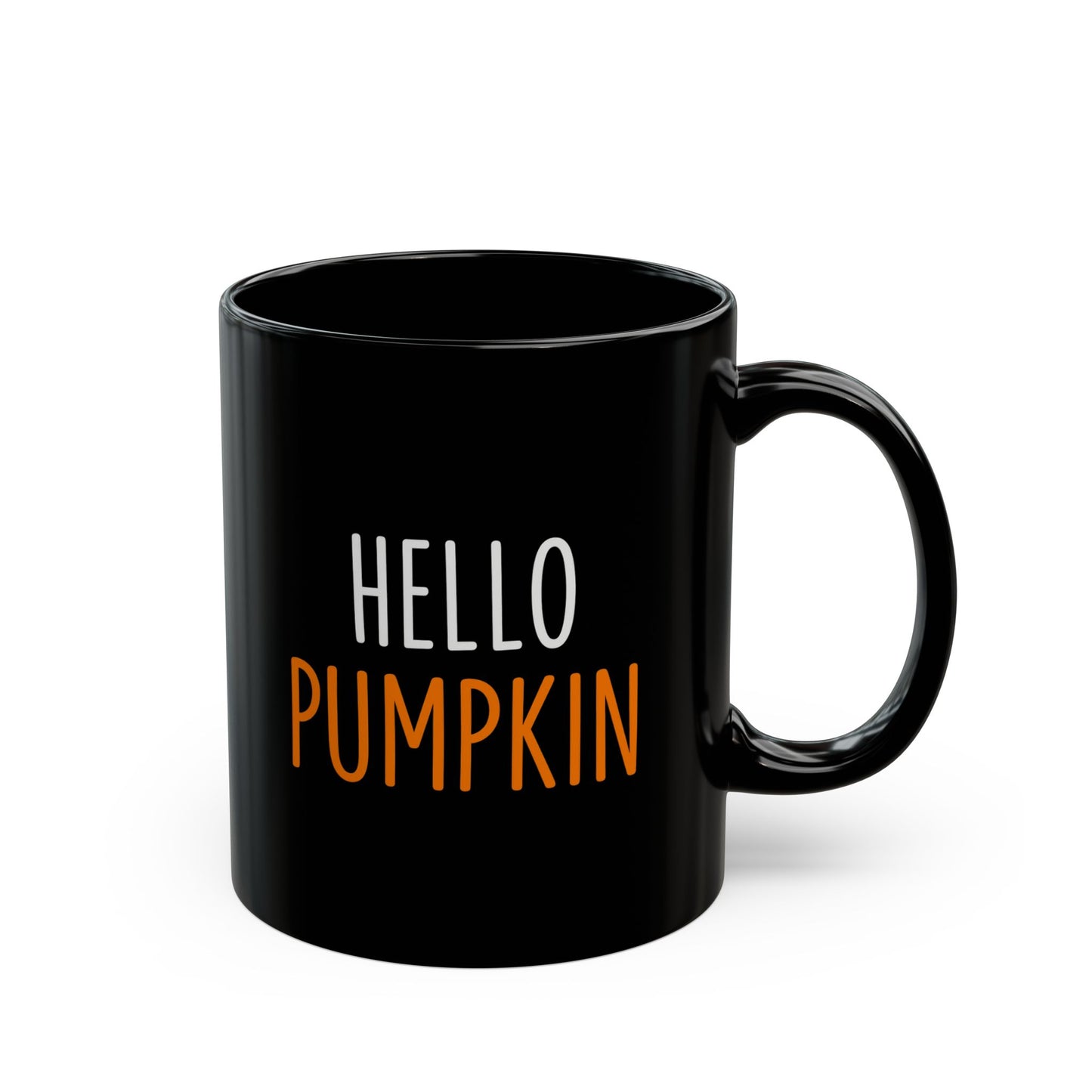 Hello Pumpkin Black Mug (11oz, 15oz)