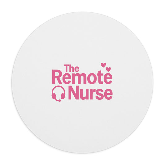 The Remote Nurse Pink Mouse Pad