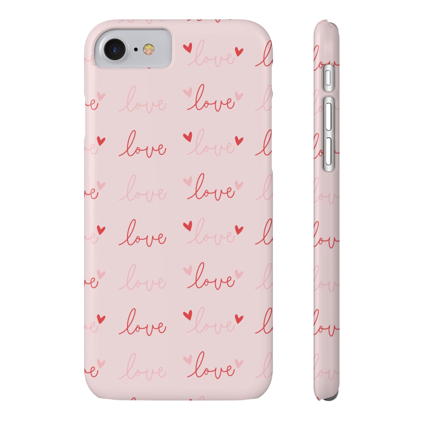Love Silk Slim iPhone Case